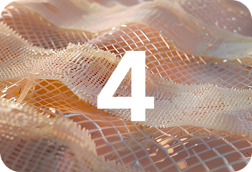 number 4 overlaid on a textured background